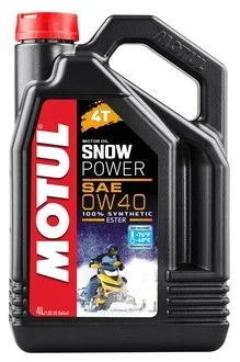 Олива для 4-х тактних двигунів 100% синтетична естерова /4T SNOWPOWER 0W40 4L/105892 MOTUL 826907