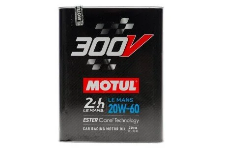 Олива моторна 100% синтетична естерова д/авто /300V LE MANS SAE 20W60 (2L)/110824 MOTUL 827102