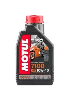 Олива для 4-х тактних двигунів 100% синтетична естерова /7100 4T SAE 10W40 (1L)/104091 MOTUL 836311