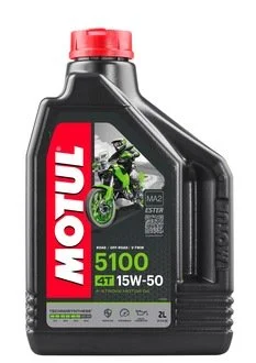 Масло для 4-х тактных двигателей Technosynthese эстеровое /5100 4T SAE 15W50 (2L)/104082 MOTUL 836721