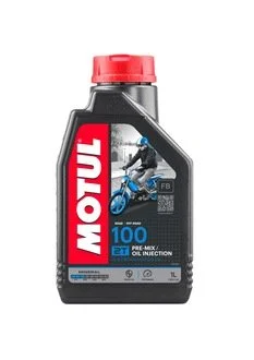 Олива для 2-х тактних двигунів мінеральна 100 2T (1L) MOTUL 837511