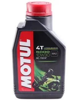 Олива для 4-х тактних двигунів напівсинтетична 5000 4T SAE 10W30 (1L) MOTUL 837811