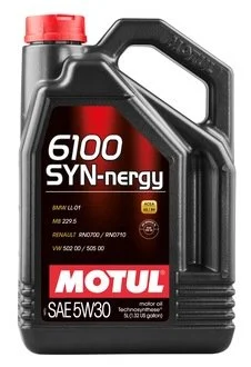 Масло моторное 6100 SYN-nergy 5W-30 (5 л) MOTUL 838351