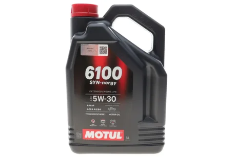 Олива моторна Technosynthese д/авто /6100 SYN-NERGY SAE 5W30 (5L)/113145 MOTUL 838451