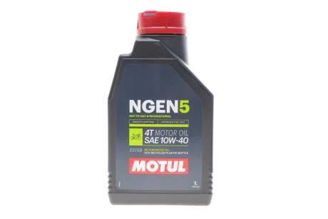 Олива для 4-х тактних двигунів синтетична естерова /NGEN 5 SAE 10W40 4T (1L)/111829 MOTUL 839101