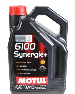 Масло моторне Motul 6100 Synergie+ 10W-40 (4 л) MOTUL 839441