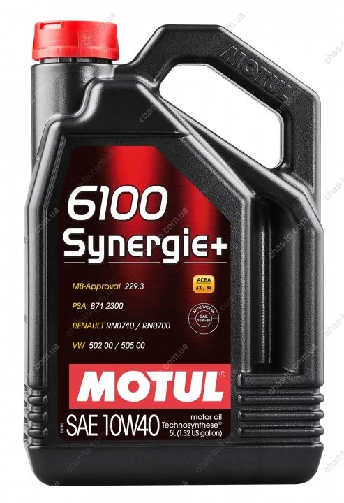 Масло моторне Motul 6100 Synergie+ 10W-40 (5 л) MOTUL 839451 (фото 1)