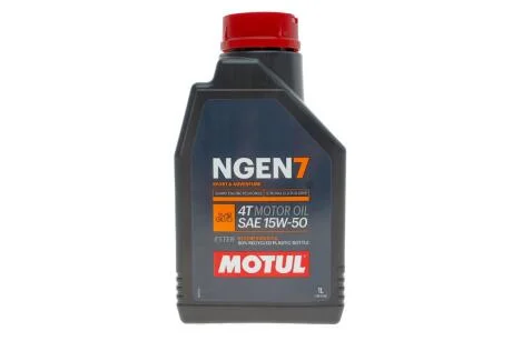Олива для 4-х тактних двигунів синтетична естерова /NGEN 7 SAE 15W50 4T (1L)/111824 MOTUL 839801