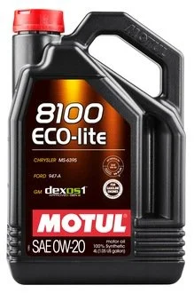Масло моторное 8100 Eco-Lite 0W-20 (4 л) MOTUL 841154
