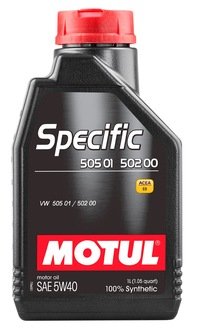 Масло моторное Specific 505 01 502 00 5W-40 (1 л) MOTUL 842411