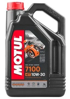 Олива для 4-х тактних двигунів 100% синтетична естерова /7100 4T SAE 10W30 (4L)/104090=102059 MOTUL 845441
