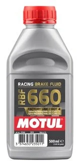 Гальмівна рідина 100% синтетична RBF 660 Factory Line (0,5L) MOTUL 847205