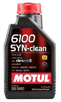 Масло моторное 6100 Syn-Clean 5W-40 (1 л) MOTUL 854211 (фото 1)