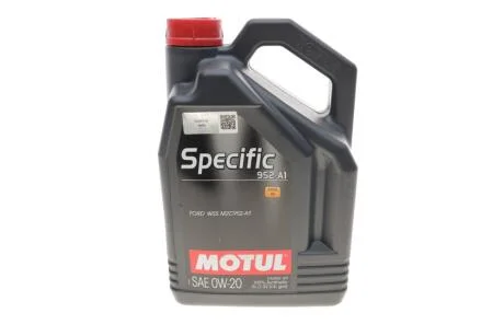 Олива моторна 100% синтетична д/авто /SPECIFIC 952-A1 SAE 0W20 (5L)/111224 MOTUL 867851