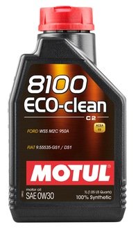 Масло моторное 8100 Eco-Clean 0W-30 (1 л) MOTUL 868011