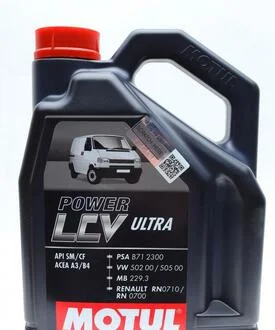 Масло моторное Power LCV Ultra 10W-40 (5 л) MOTUL 874151