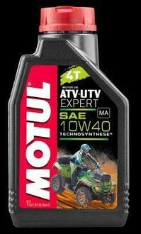 Масло полусинтетическое Motul 4T ATV-UTV EXPERT SAE 10W40 1L API SM/SL/SJ, JASO MA - M033MOT104 MOTUL MOTUL 4T ATV-UTV EXPERT SAE 10W40 1L/105938