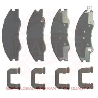 Комплект перед. гальм. колодок Kia Cerato 1.6 CRDi 04- MSG 13046057912N-SET-MS