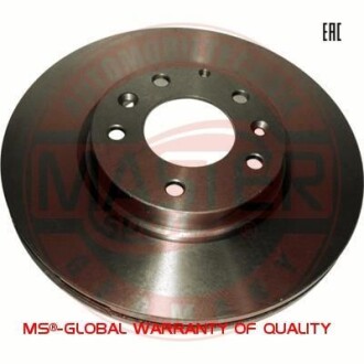 Гальмівний диск передній Mazda 6 1.8-2.5 08.07-07.13 MSG 24012501881-PCS-MS