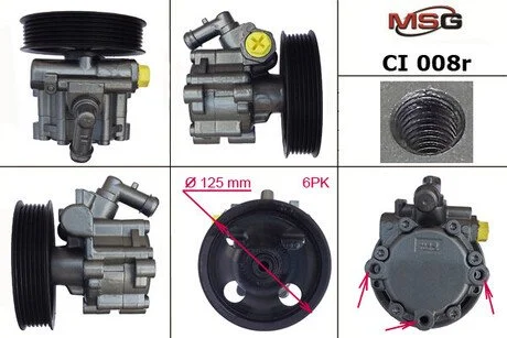 Насос ГУР востановленный CITROEN C5 01-04,C5 04-,C5 Break 01-04,C5 Break 04-;FIAT SCUDO 07-,SCUDO фургон MSG CI008R