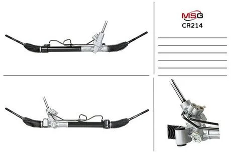 Кермова рейка з г/п CHEVROLET CRUZE OPEL ASTRA J 13D-20D 0509- MSG CR214