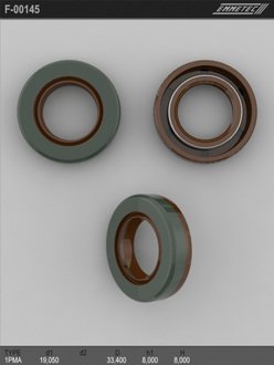 Сальник насоса Г/П 19,05/33,40*8,00/8,00 Nissan Primastar 01- MSG F 00145