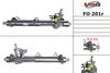 Рульова рейка з ГПК відновлена FORD COUGAR (EC_) 98-01,MONDEO I (GBP) 93-96,MONDEO I (GBP) 93-96 MSG FO201R (фото 1)