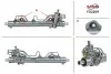 Кермова рейка з Г/П (відновлена, OE FORD) FORD KA 2004-2008 MSG FO 220R (фото 1)