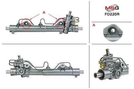 Кермова рейка з Г/П (відновлена, OE FORD) FORD KA 2004-2008 MSG FO 220R
