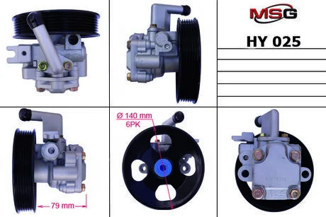 Насос ГПК новий HYUNDAI GRANDEUR 06-,SANTA FE II 06- MSG HY025