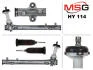 Рульова рейка без ГПК нова Hyundai Grand Santa FE 12-18, Hyundai Santa FE 12-18, Kia Sorento 09-15 MSG HY114 (фото 1)