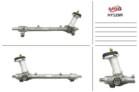 Рульова рейка без ГПК відновлена Hyundai Solaris 17-, Kia RIO 17- MSG HY129R (фото 1)