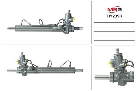 Рульова рейка з ГПК відновлена Hyundai Matrix 08-10 MSG HY239R (фото 1)