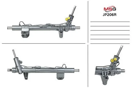 Рульова рейка з ГПК відновлена Jeep Grand Cherokee 11-21, Dodge Durango 10- MSG JP206R