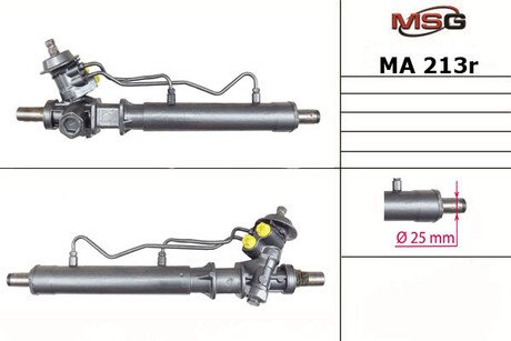 Рульова рейка з ГПК відновлена MAZDA MX-3 91-94 MSG MA213R
