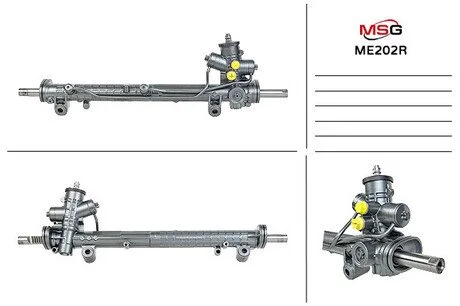 Рульова рейка з ГПК відновлена Mercedes-Benz A-Class W168 97-04 MSG ME202R