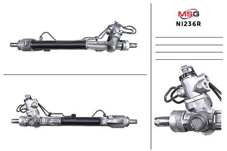 Рульова рейка з ГПК відновлена Nissan Altima L33 12-19, Nissan Teana 13-20 MSG NI236R