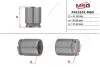 Поршень гальмівного супорту VW Golf VI 09-14; AUDI A4 04-08; SKODA Octavia A7 13-19; TOYOTA ProAce 13-16; RENAULT Trafic 14-; SEAT Leon 12-20; FIAT Scudo 07-16; PEUGEOT Expert 07-16; NISSAN NV300 16-; CITROEN Jumpy 07-16; OPEL Vivaro 01-14; ALFA ROME MSG P415101-MSG (фото 1)