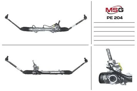 Рульова рейка з ГПК нова Peugeot 307 01-11, Citroen C4 Picasso 06-13, Citroen C4 04-11 MSG PE204
