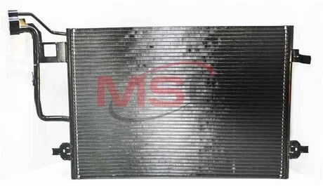 Радіатор кондиціонера 1.6MPI 8V,1.8MPI Turbo,2.3MPI 10V,2.8MPI 30V,1.9TDI 8V,2.5TDI 24V VW PASSAT B5 96-05; SKODA Superb 01-08 MSG RC0013