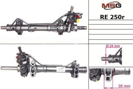 Рульова рейка з ГПК відновлена RENAULT Kangoo 2005-2009 MSG RE250R