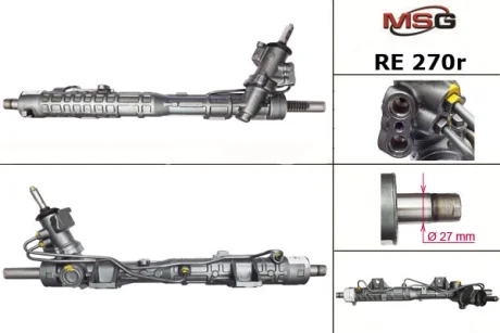 Рульова рейка з ГПК відновлена Renault Latitude 10-15 MSG RE270R