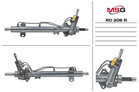 Рульова рейка з ГПК відновлена MSG RO208R