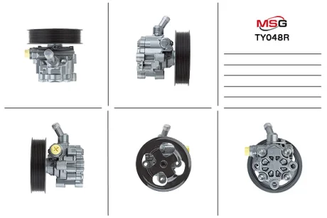 Насос ГУР відновлений Toyota Land Cruiser 200 07-21, Lexus LX570 08-22 MSG TY048R