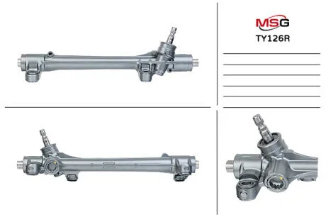 Рульова рейка без ГУР відновлена Toyota Corolla 07-13 MSG TY126R