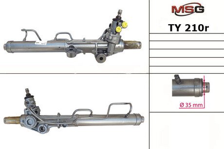 Рульова рейка з ГПК відновлена TOYOTA LAND CRUISER J9 96-03 MSG TY210R