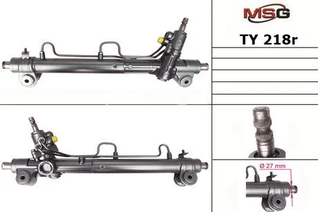 Рульова рейка з ГПК відновлена Toyota Avalon 05-12, Toyota Camry 01-06, Lexus ES 01-06 MSG TY218R