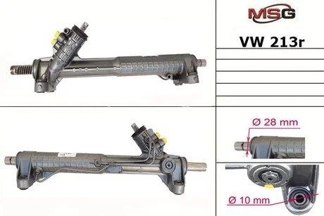 Рулевая рейка из г/п (реставрированная) VW Transporter IV 1.8-2.5D 07.90-04.03 MSG VW 213R