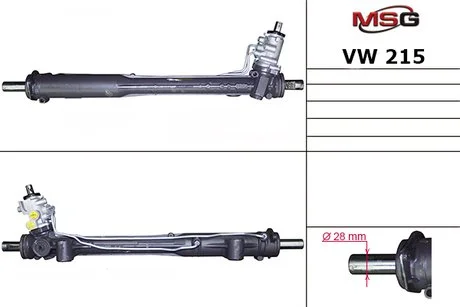 Рульова рейка VW Amarok, Touareg 2.0/2.0D/3.0D 07-18 MSG VW 215