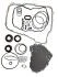 Прокладка АКПП комплект Chevrolet Aveo 12-17, Chevrolet Cruze 09-17 Msgear GGT10003 (фото 1)